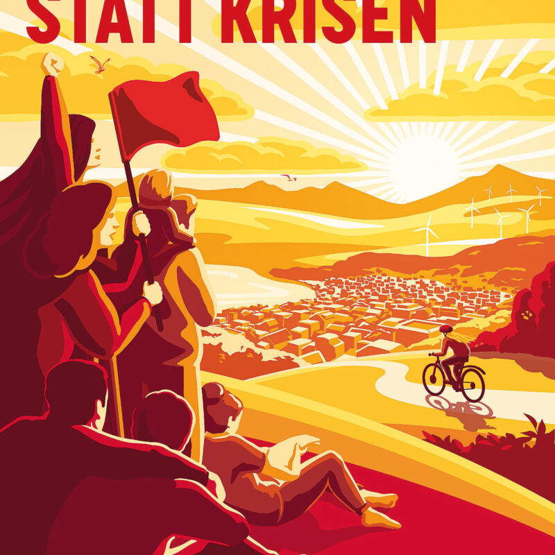 plakat-A2-JUSO-waehlen Affiche JUSO "L'avenir plutôt que les crises - voter JUSO".