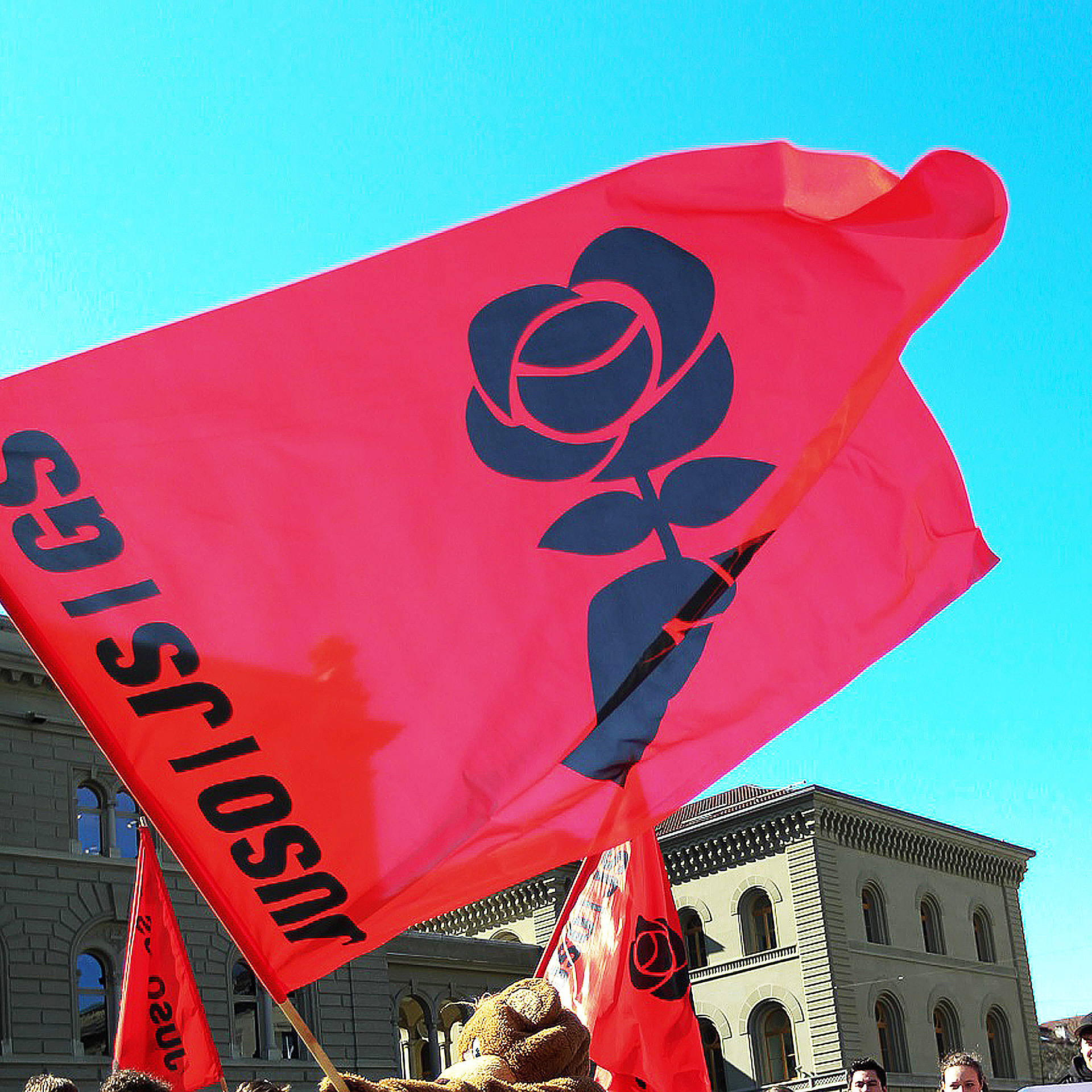 Drapeau de la section JUSO