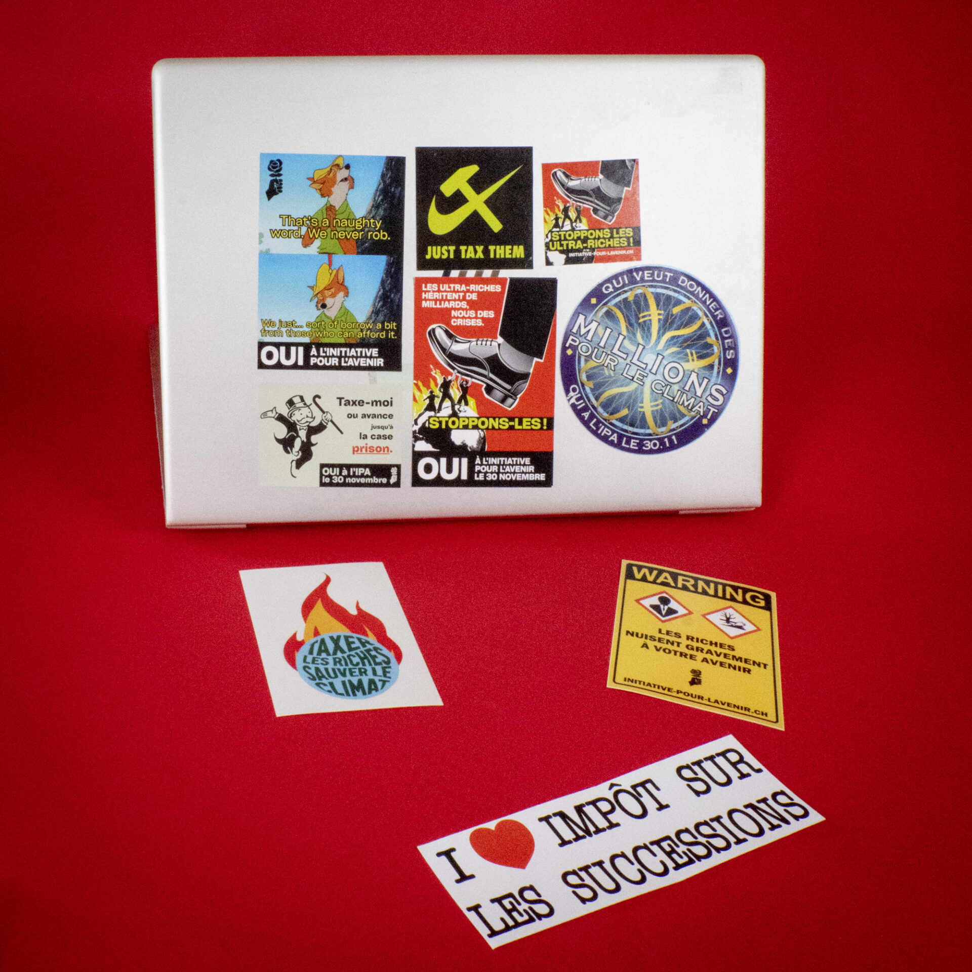 Fr stickerscombo rot