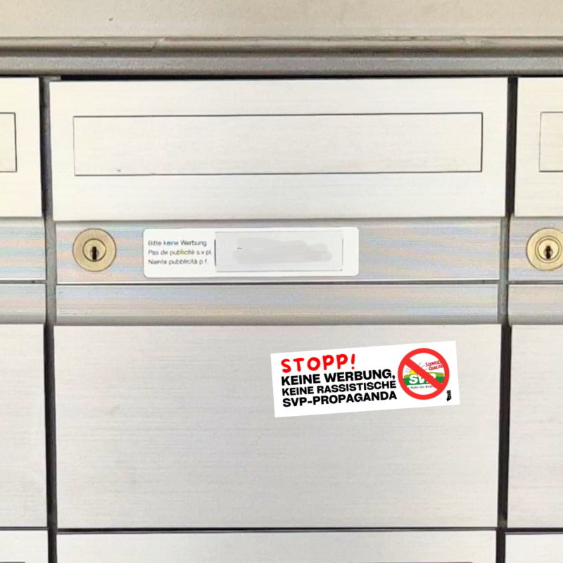 Sticker boîte aux lettres FR