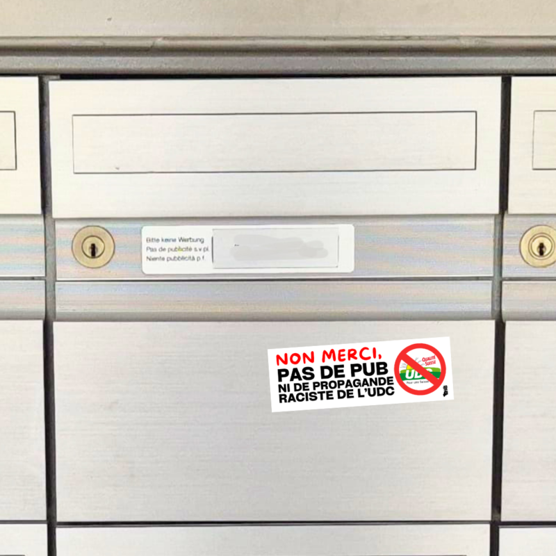 Sticker boîte à lettre FR